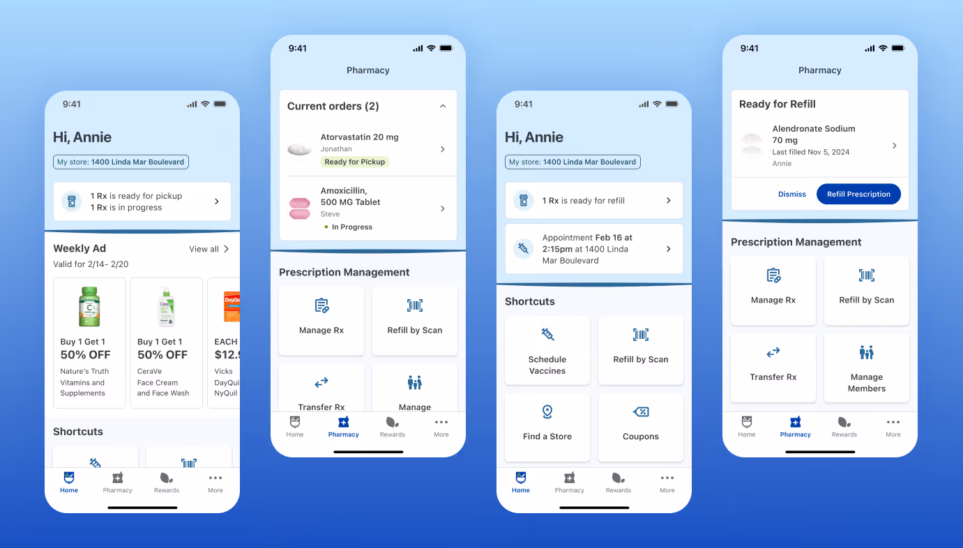 Rite Aid mobile app redesign